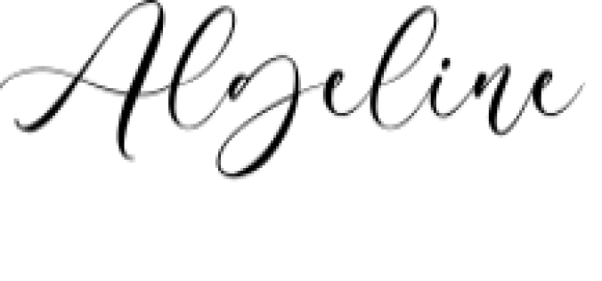 Algeline Font Preview