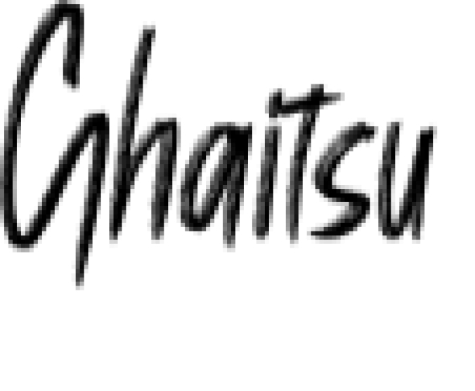 Ghaitsu Font Preview