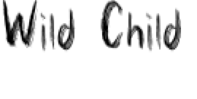 Wild Child Font Preview