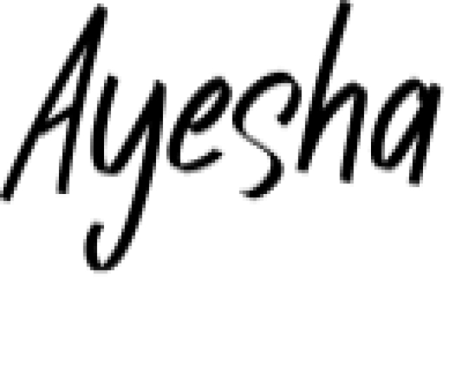 Ayesha Font Preview