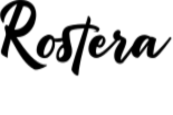 Rostera Font Preview