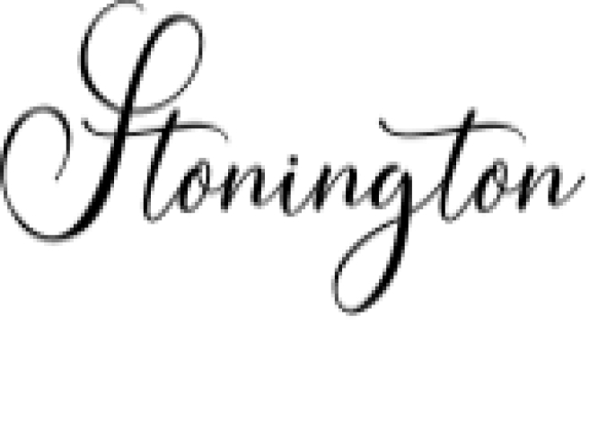 Stonington Font Preview