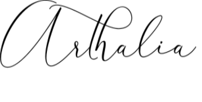 Arthalia Font Preview