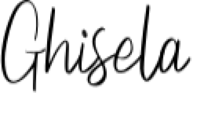 Ghisela Font Preview
