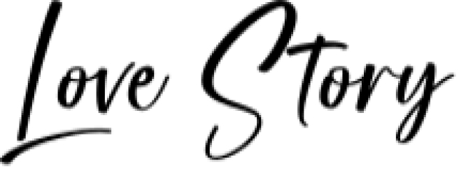 Love Story Font Preview