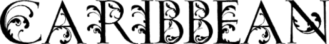 CARIBBEAN TOOL Font Preview