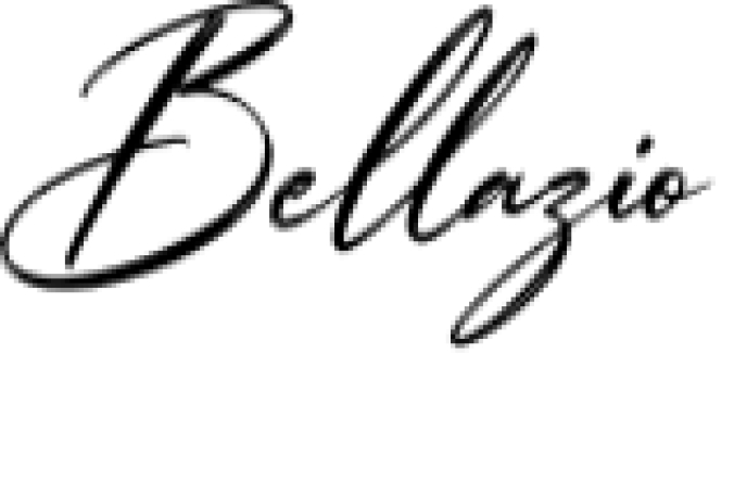 Bellazio Font Preview