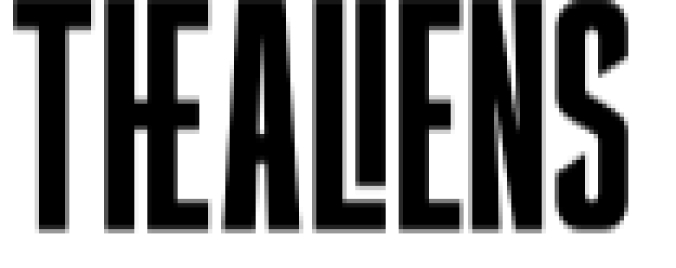 Thealiens Font Preview