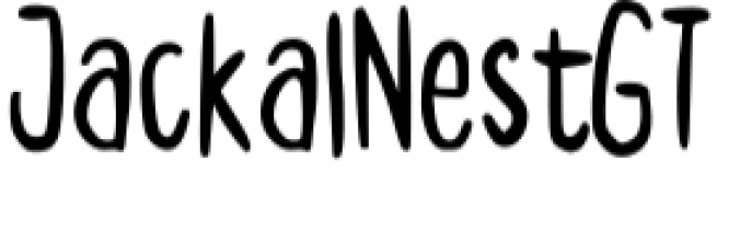 Jackal Nest Font Preview