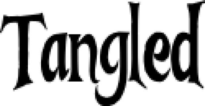 Tangled v1.2 Font Preview