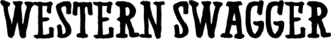 Western Swagger Font Preview