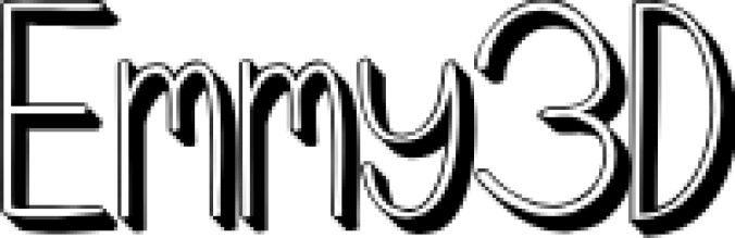 Emmy 3D Font Preview