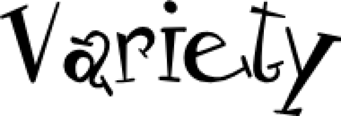 Variety Font Preview