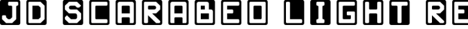 JD Scarabeo Ligh Font Preview