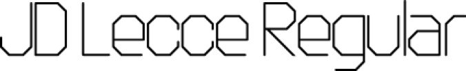 JD Lecce Font Preview