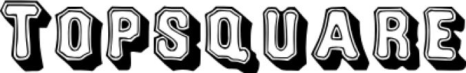 Topsquare Font Preview