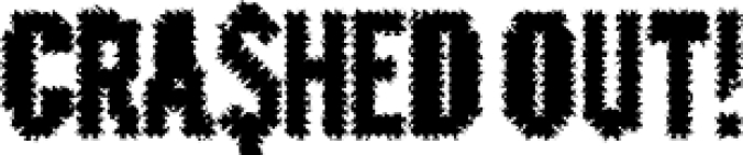 Crashed Ou Font Preview