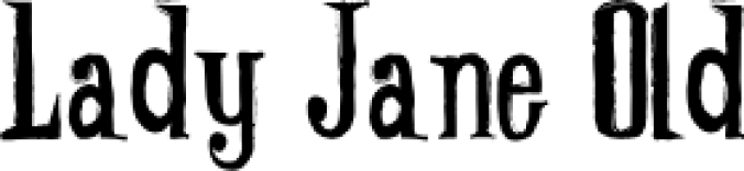 Lady Jane Old Font Preview
