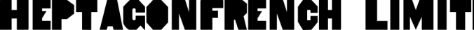 HeptagonFrench Limited Free Edi Font Preview