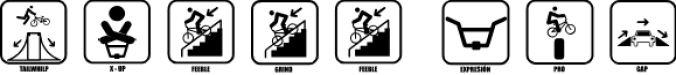 ICONO BMX Font Preview