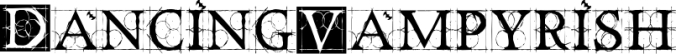 DancingVampyrish Font Preview