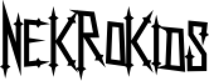 NekroKids Font Preview