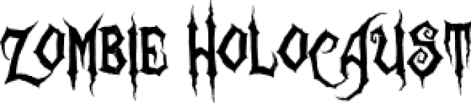 Zombie Holocaus Font Preview