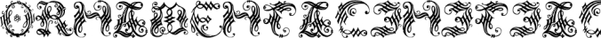OrnamentalInitial Font Preview