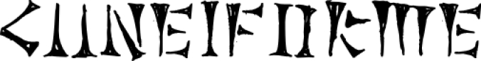 Cuneiforme Font Preview