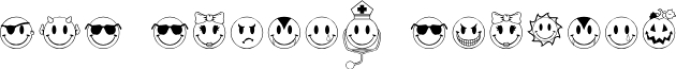 JLS Smiles Sampler Font Preview