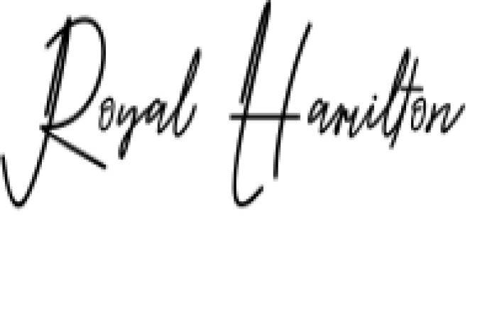 Royal Hamilton Font Preview