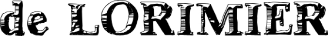 DeLorimier Font Preview
