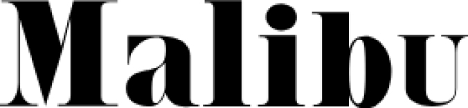 Malibu Font Preview
