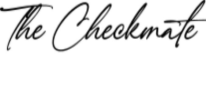 The Checkmate Font Preview
