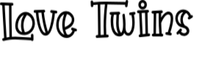 Love Twins Font Preview