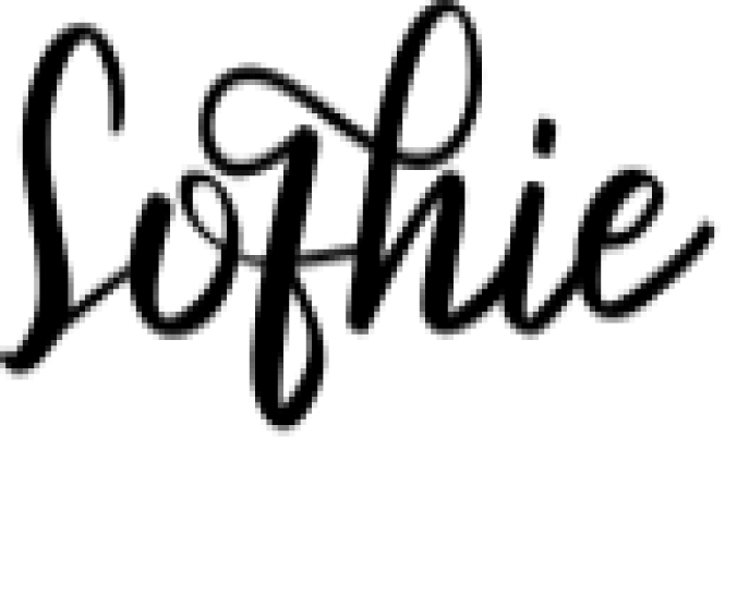 Sofhie Font Preview