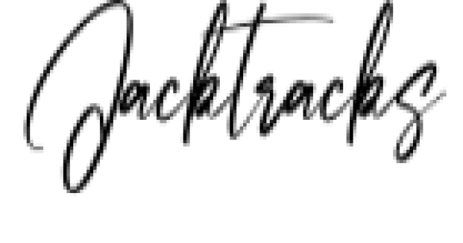 Jacktracks Font Preview
