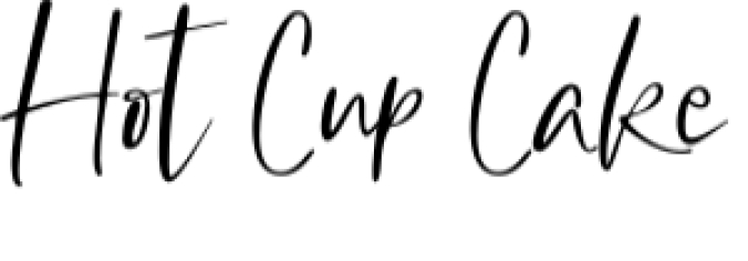 Hot Cup Cake Font Preview