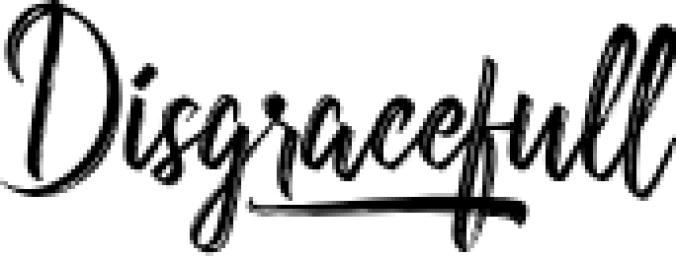 Disgracefull Font Preview