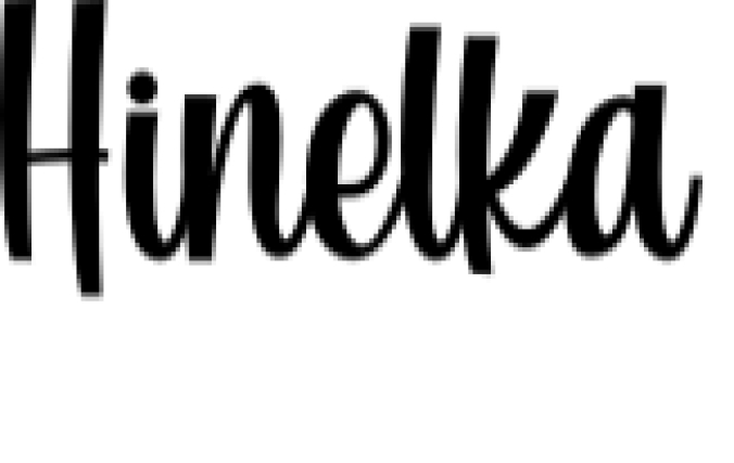 Hinelka Font Preview