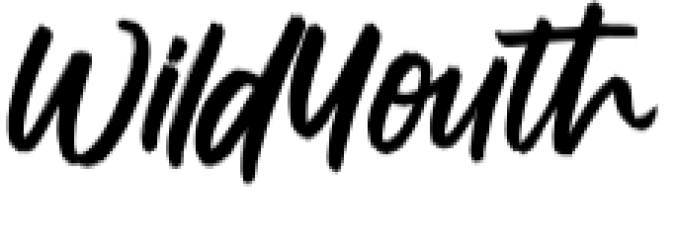 Wildyouth Font Preview