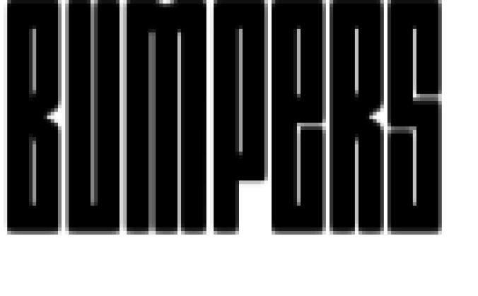 Bumpers Font Preview