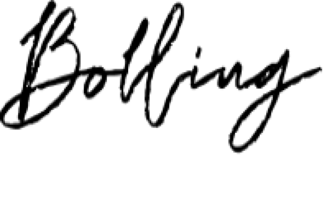 Bolling Font Preview
