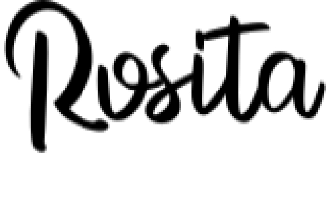 Rosita Font Preview