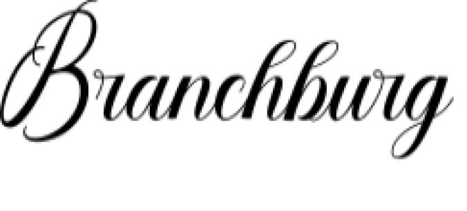 Branchburg Font Preview