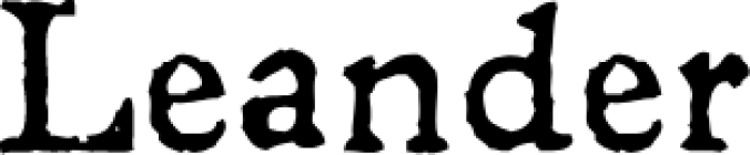 Leander Font Preview