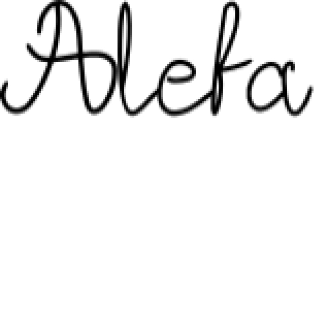 Alefa Font Preview