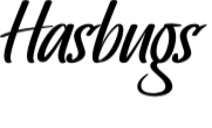 Hasbugs Font Preview