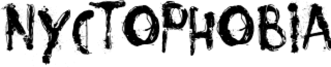 Nyctophobia Font Preview