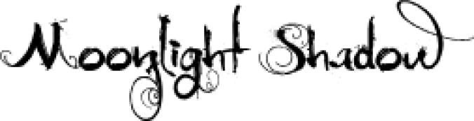 Moonlight Shadow Font Preview